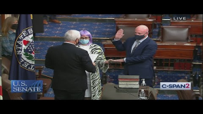 Sen. Mark Kelly (D-AZ) is sworn into the U.S. Senate