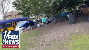 Shocking video shows dangerous tent cities on school properties