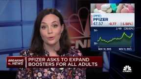 Pfizer asks to expand Covid-19 boosters to all adults