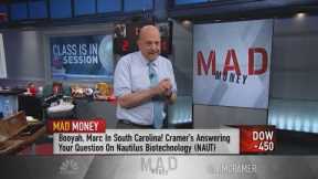 Jim Cramer considers the investment cases for Nautilus Biotechnology and Cyxtera Technologies