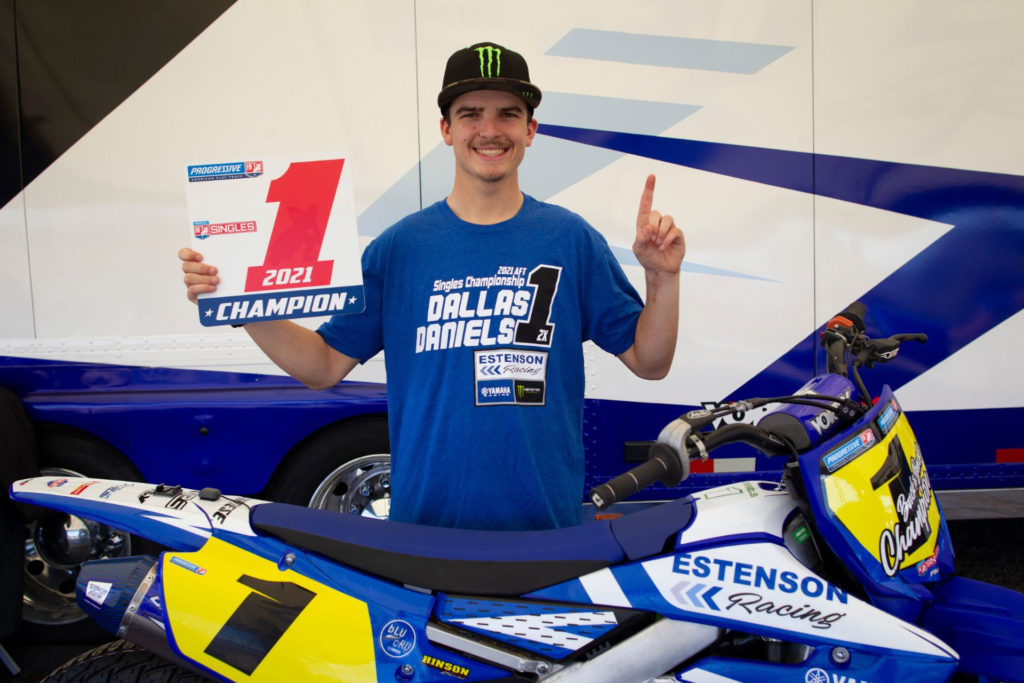 Two-time AFT Singles Champion Dallas Daniels.  Photo courtesy Yamaha.