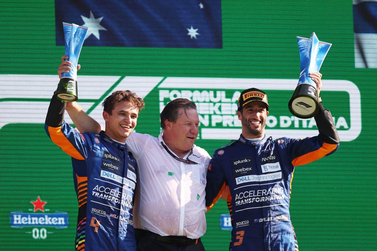McLaren boss reveals hopes that 'three or four cars' compete for F1 title in 2022
