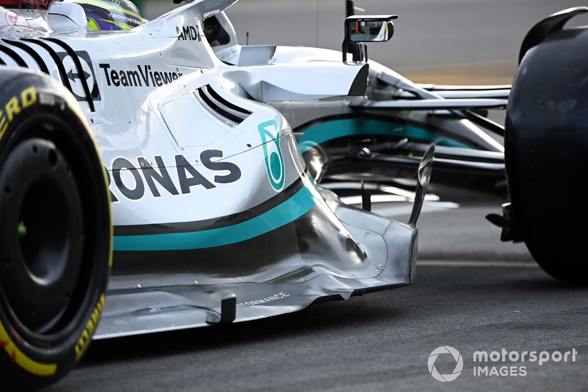 Mercedes W13 side detail