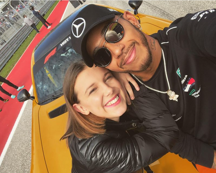 Stranger Things Star Millie Bobby Brown Recalls 'Very Terrifying' Experience With Lewis Hamilton in America