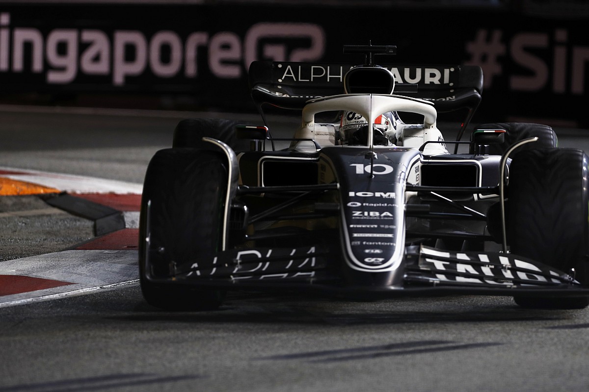 Upset Gasly says AlphaTauri "threw away" F1 Singapore GP