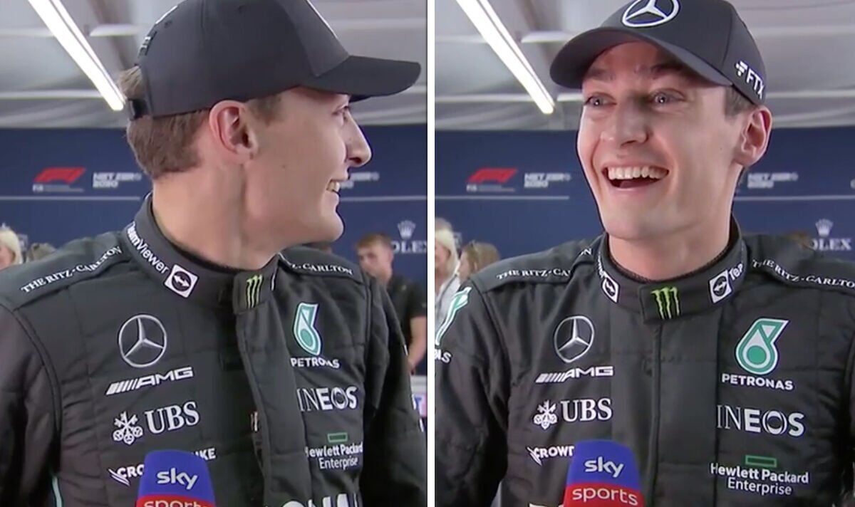 George Russell interview interrupted as reporter gushes over 'really cute' moment |  F1 |  Sports