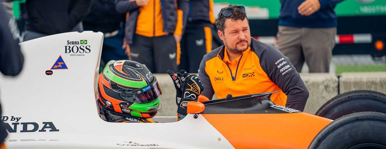 McLaren Racing - How does it feel to drive Senna's MP4/5B?