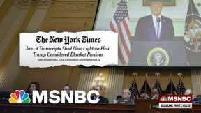 New Jan. 6 Transcripts Reveal Trump Considered ‘Blanket Pardons’