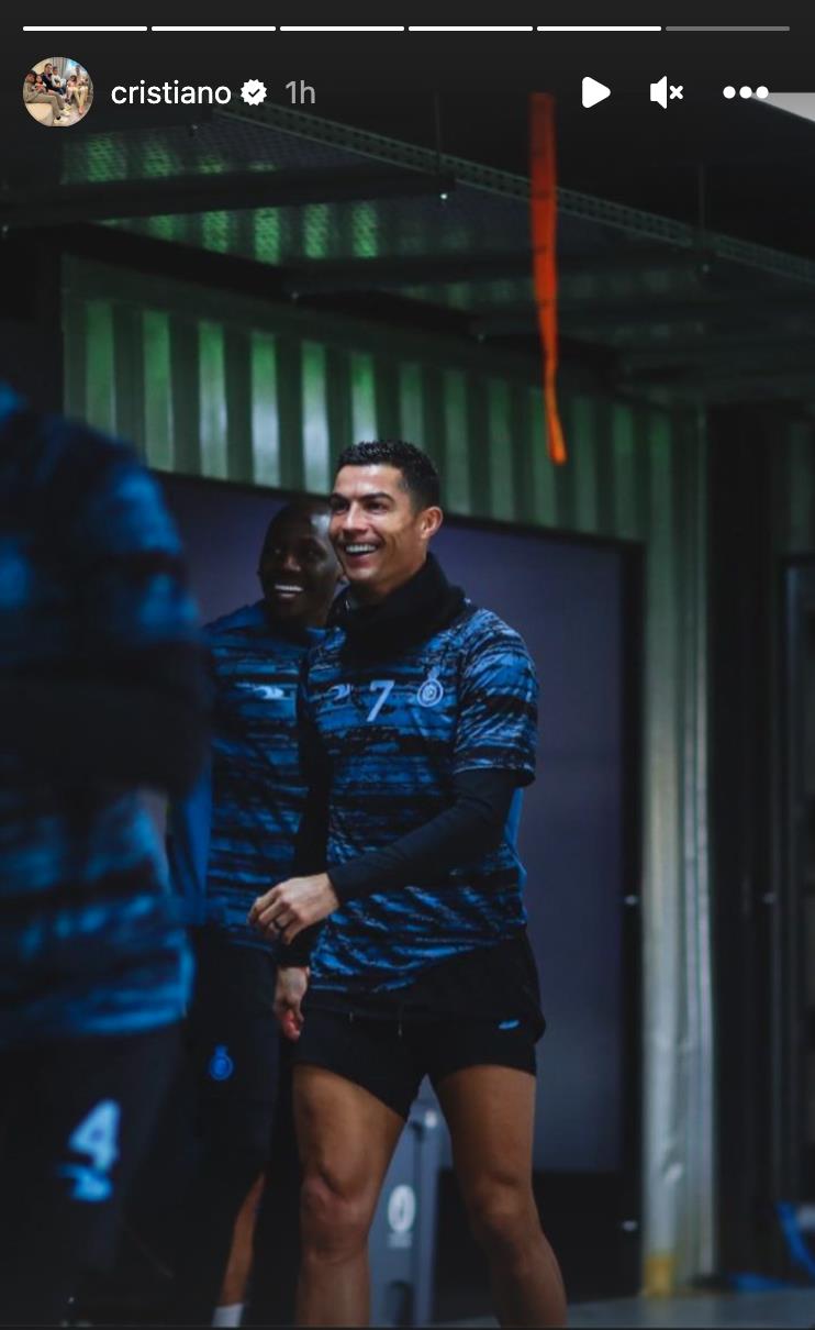 Ronaldo has been training with new side Al-Nassr
