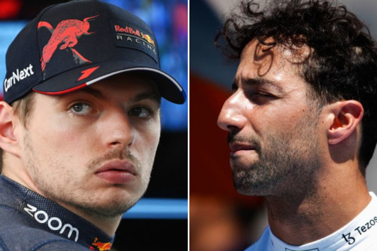 Ricciardo warned off by Verstappen after Red Bull return