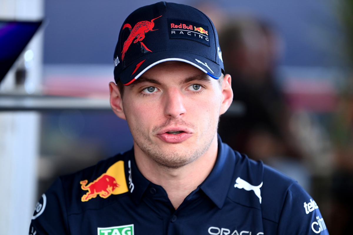 Verstappen in