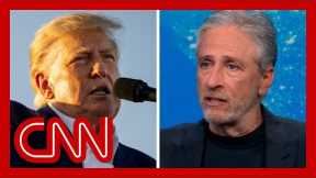 Why Jon Stewart says he doesn't care if Trump goes to jail