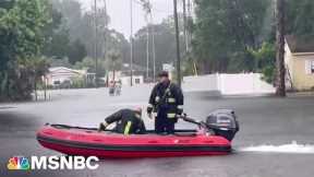 More than 75 people rescued from high-flood areas of St. Petersburg