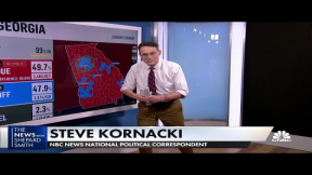 The obstacle for Democrats is to get Biden levels of turnout: Kornacki on Georgia runoff