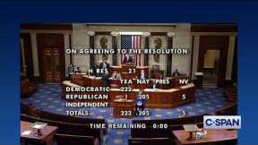 U.S. House APPROVES 25th Amendment Resolution