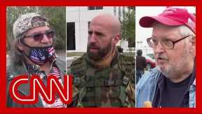 CNN asks Trump supporters who they blame for Capitol riot