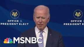 Biden Calls On Trump To Call Off Capitol Mob: 'It's Not Protest, It's Insurrection' | MSNBC