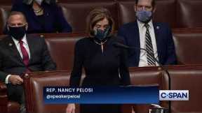 House Speaker Nancy Pelosi on Impeachment of President Trump: He must go.