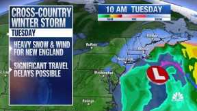 Northeast will face winter storm with heavy snow