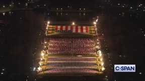 Presidential Inaugural Committee Lights “Field of Flags” Art Display on the National Mall