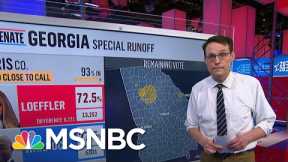 Why Is Warnock Outpolling Fellow Democrat Ossoff In Georgia? Steve Kornacki Takes A Look | MSNBC