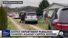 Justice Department is pursuing charges against Capitol rioters