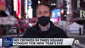New York City sees empty streets for New Year's Eve during Covid