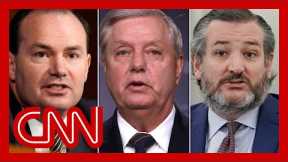 GOP Sens. Cruz, Graham and Lee meet with Trump defense lawyers