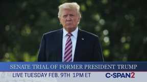 U.S. Senate Impeachment Trial of Former President Trump (Day 1)