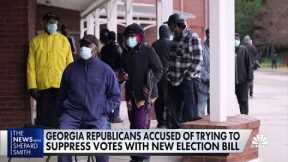 Georgia Republicans accused of trying to suppress votes with new election bill