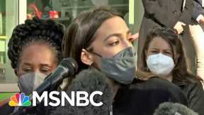 AOC Visits Houston Food Bank After Raising $3.2 Million For Relief Efforts in Texas | MSNBC