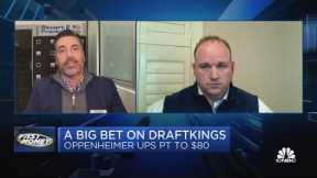 Oppenheimer bets big on DraftKings ahead of earnings next week, upping its price target to $80