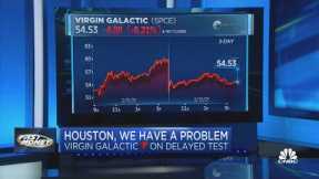 Virgin Galactic drops after delaying a spaceflight test for the second time