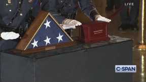 Memorial Service for Officer Sicknick in U.S. Capitol Rotunda
