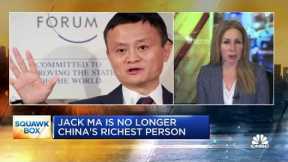 Jack Ma is no longer China's richest person