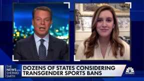 A number of states consider sports bans for transgender athletes