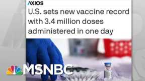 Covid Vaccination Showing Great Success; Variants A Concern For Unvaccinated | Rachel Maddow | MSNBC