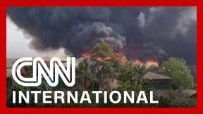 Huge fire rips through Rohingya camp