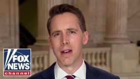 Josh Hawley claims big corporations are getting rich employing illegal labor