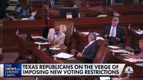 Texas Republicans on the verge of imposing new voting restrictions