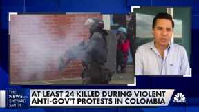 At least 24 killed during violent anti-government protests in Colombia