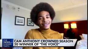 Season 20 winner of 'The Voice' Cam Anthony on his big win and plans for the future