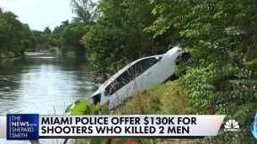Miami police offering $130,000 for shooters who killed two men
