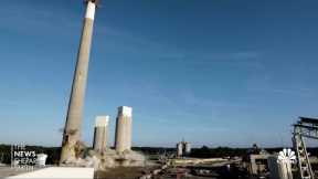Florida utility company implodes its last coal-powered plant