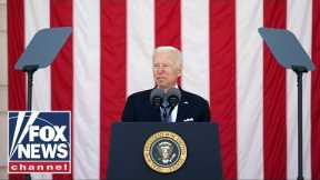 Biden's Memorial Day tribute gets political: 'Democracy itself is in peril'