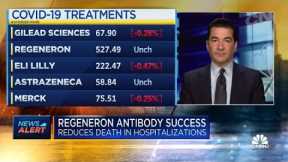 Regeneron antibody treatment reduces risk of death in hospitalized Covid patients, study finds