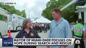 Miami-Dade mayor on maintaining hope during search effort