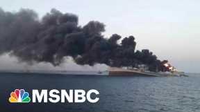 Iran's Largest Warship Sinks In Blaze In Gulf Of Oman