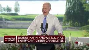 President Joe Biden: Last thing Putin wants now is a cold war