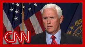 Hear what Pence said about Trump and the insurrection